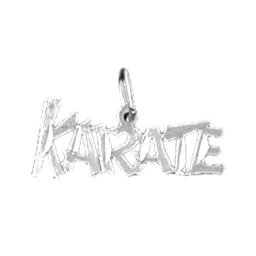 Sterling Silver Karate Pendant