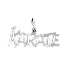 Sterling Silver Karate Pendant