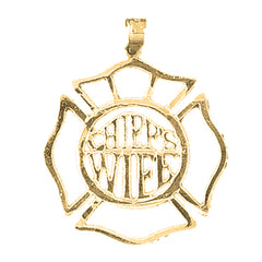 Yellow Gold-plated Silver Chief's Wife Pendant