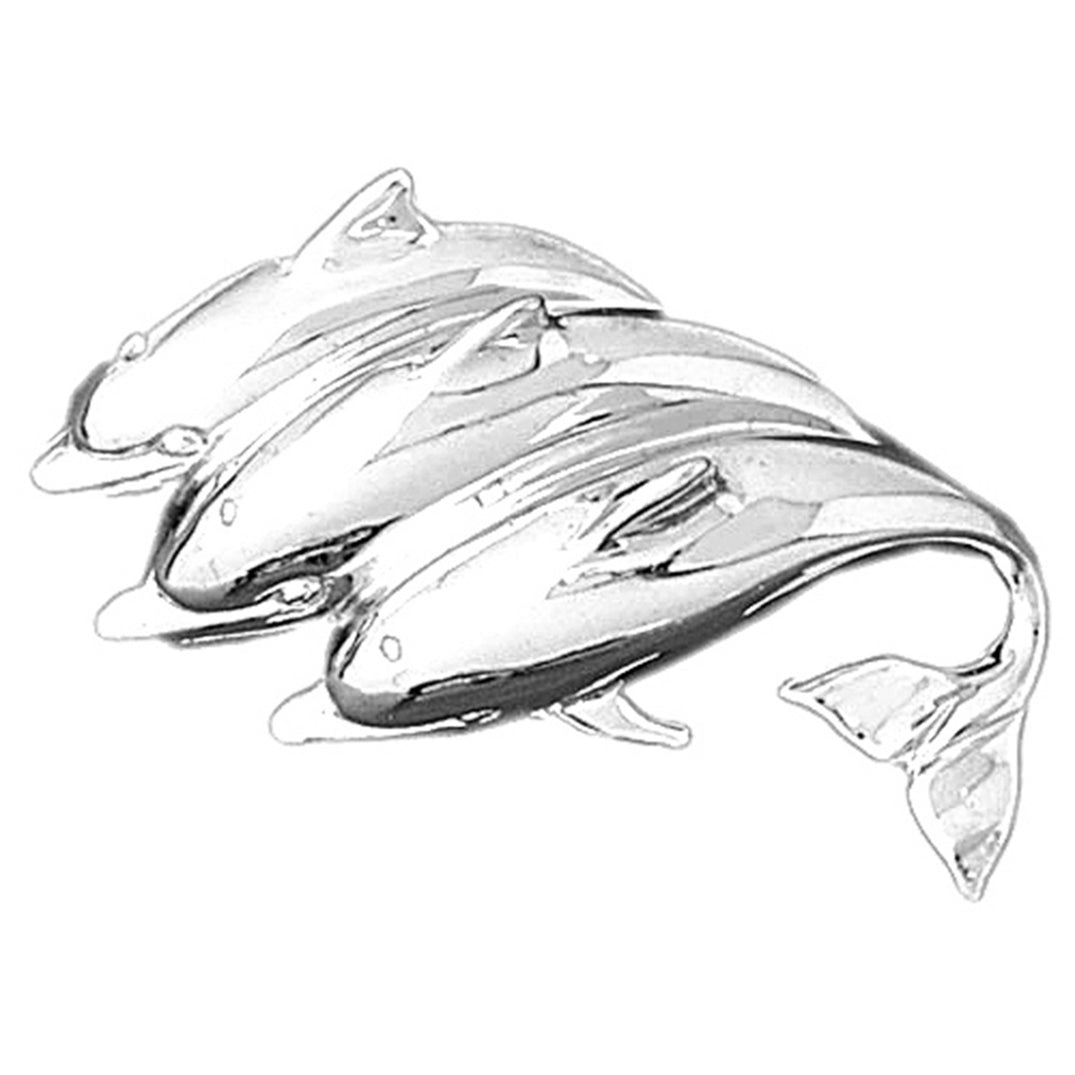 Sterling Silver Dolphin Pendant