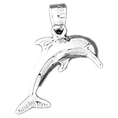 Sterling Silver Dolphin Pendant