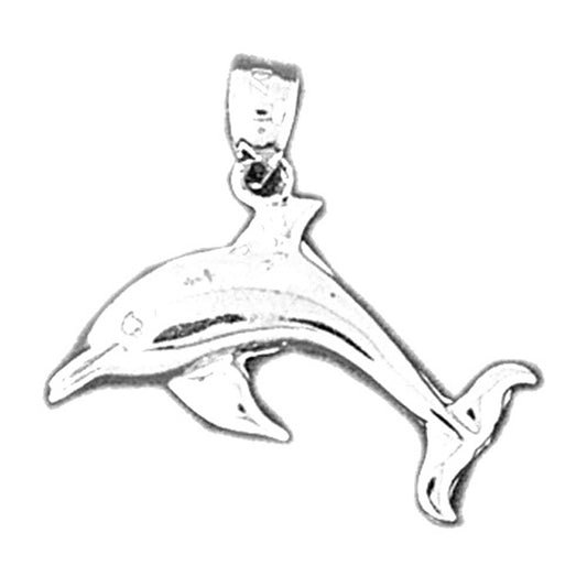 Sterling Silver Dolphin Pendant