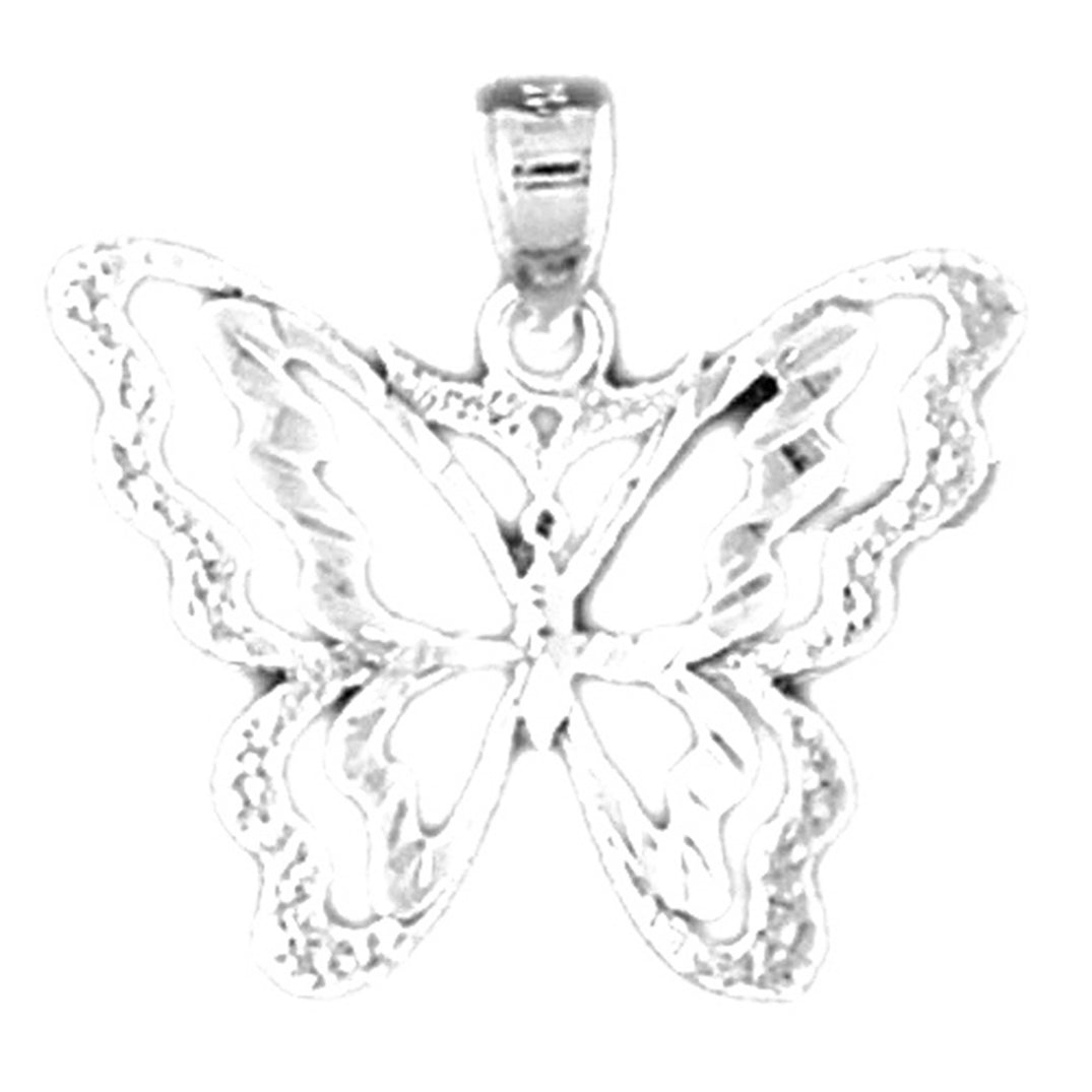 Sterling Silver Butterfly Pendant