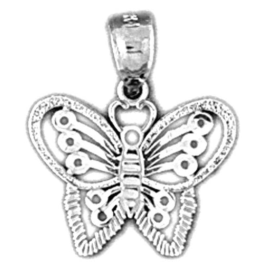 Sterling Silver Butterfly Pendant