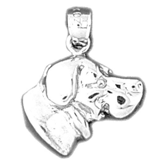 Sterling Silver Dog Pendant