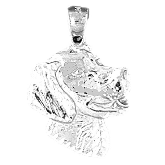 Sterling Silver Dog Pendant