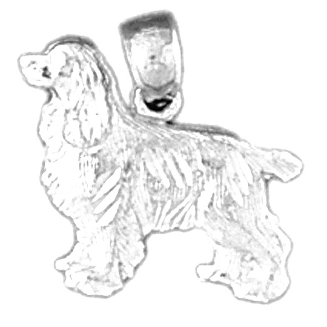 Sterling Silver Dog Pendant