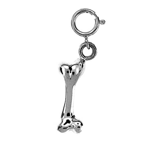 Sterling Silver Dog Bone Pendant