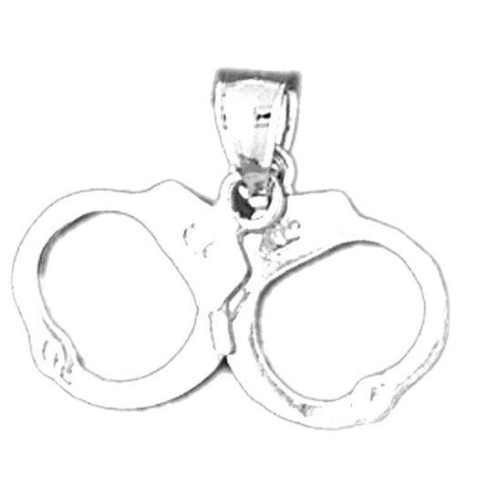 Sterling Silver Handcuff Pendant