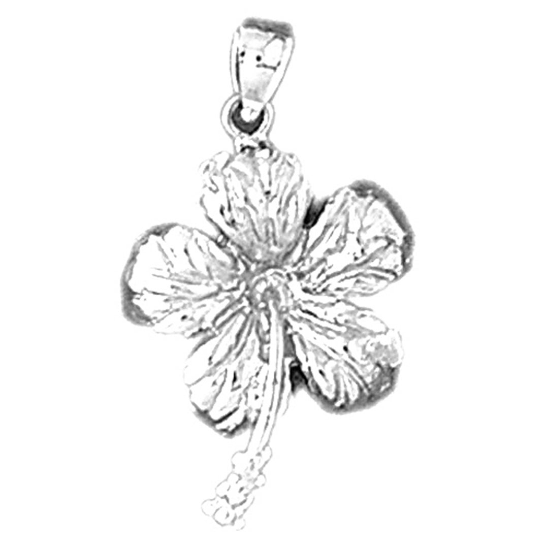 Sterling Silver Flower Pendant