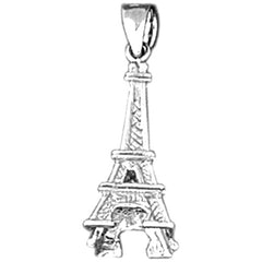 Sterling Silver Eiffel Tower Pendant