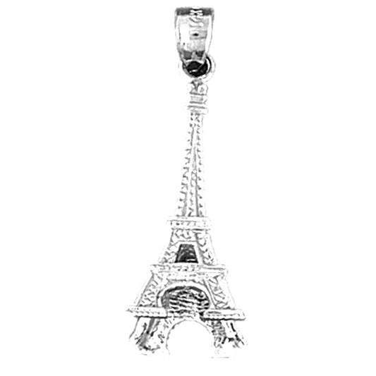 Sterling Silver Eiffel Tower Pendant