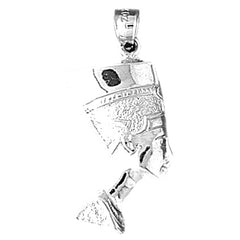 Sterling Silver Egyptian Pharaoh Pendant