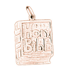 14K or 18K Gold Holy Bible Pendant