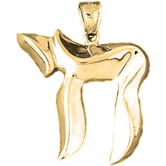 Yellow Gold-plated Silver Chais Pendant