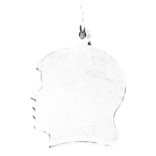 Sterling Silver Handcut Pendant