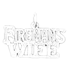 Sterling Silver Fireman's Wife Pendant