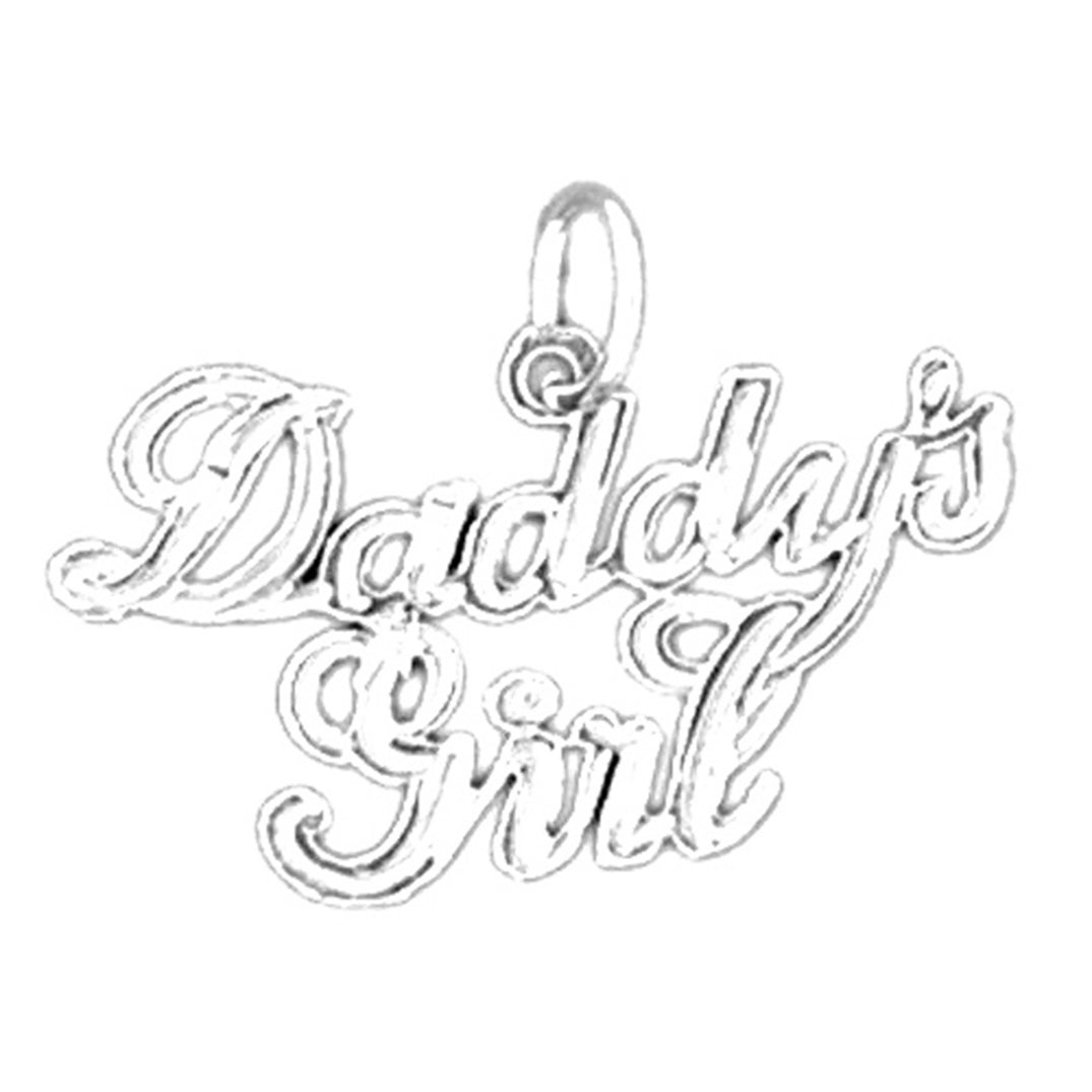 Sterling Silver Daddy's Girl Pendant