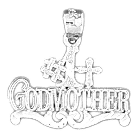 Sterling Silver #1 Godmother Pendant