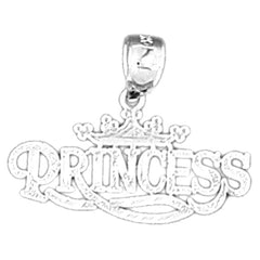 Sterling Silver Princess Pendant
