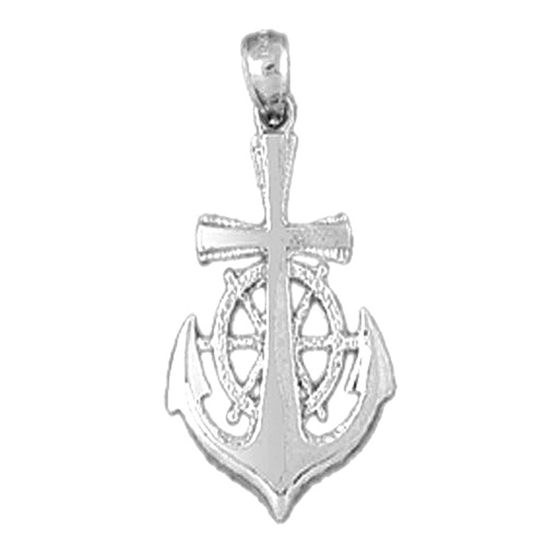 Sterling Silver Anchor Pendant