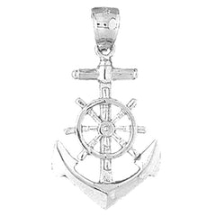 Sterling Silver Anchor Pendant