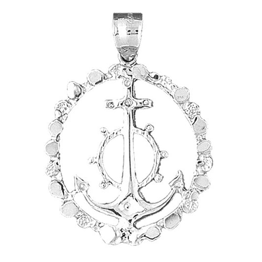 Sterling Silver Anchor Pendant