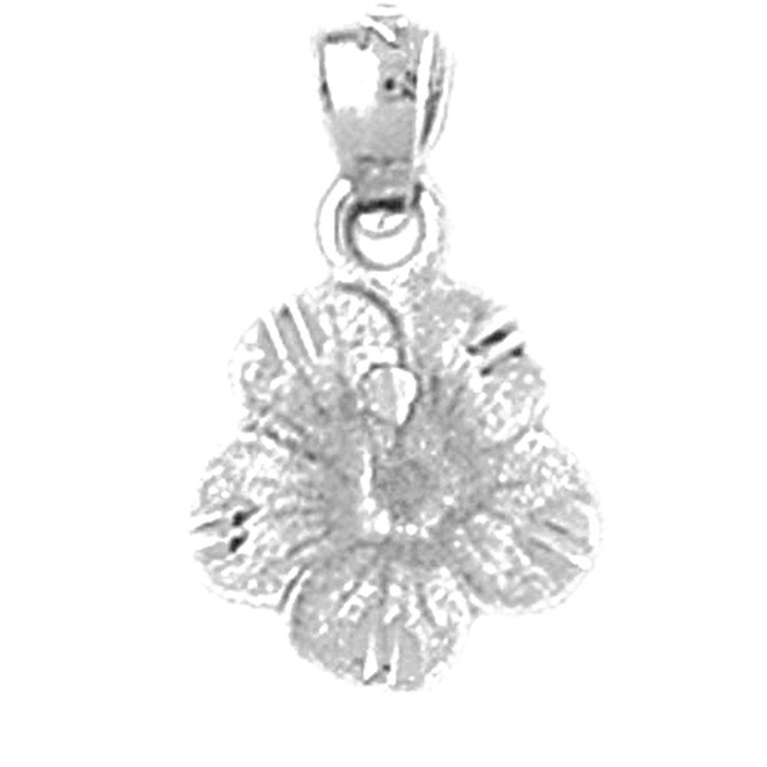 Sterling Silver Flower Pendant