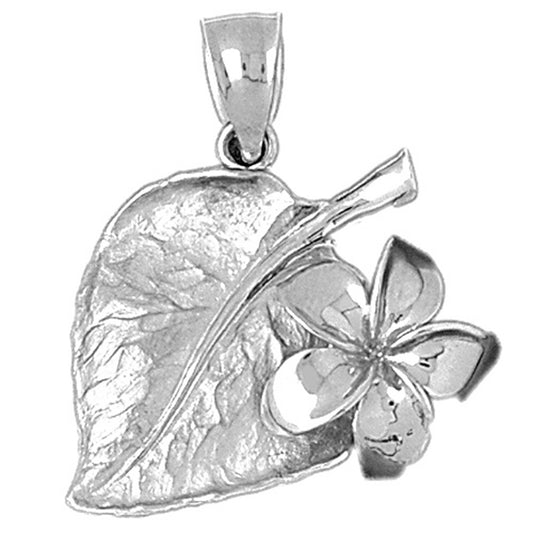 Sterling Silver Flower Pendant