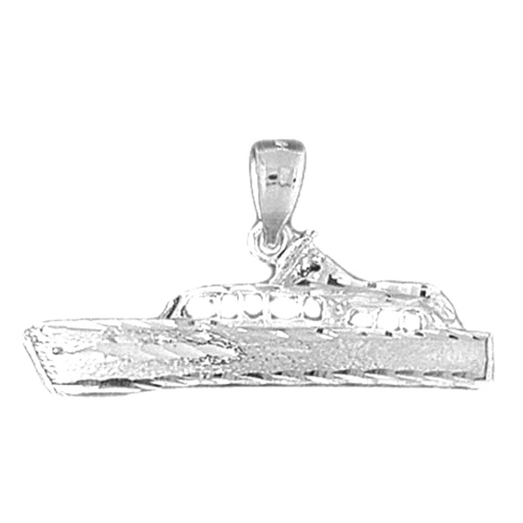 Sterling Silver Cruise Ship Pendant