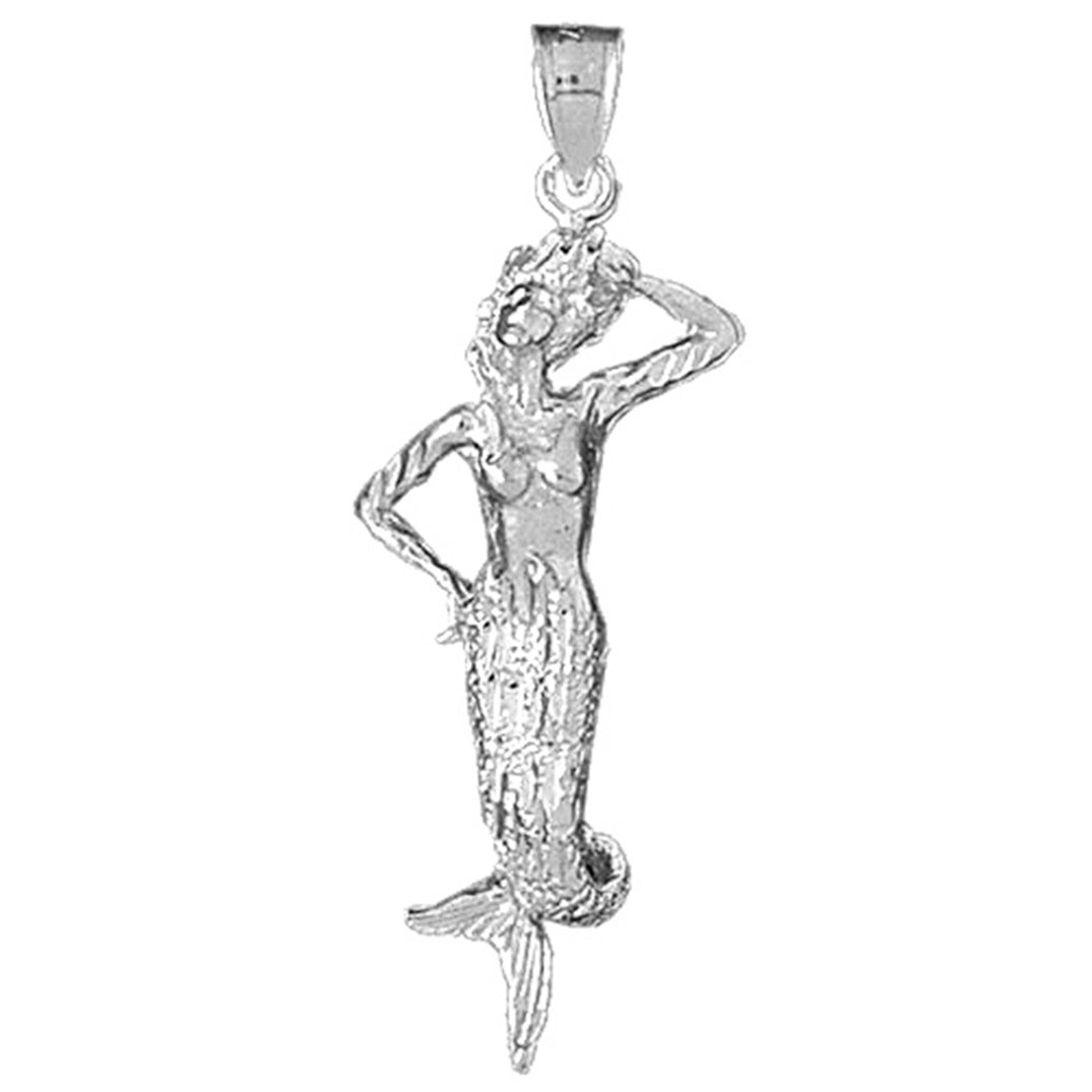 Sterling Silver Mermaid Pendant