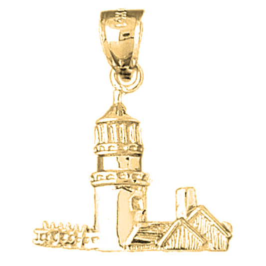 Yellow Gold-plated Silver High Land Light Pendant