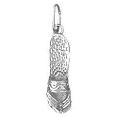 Sterling Silver Flip Flop Pendant