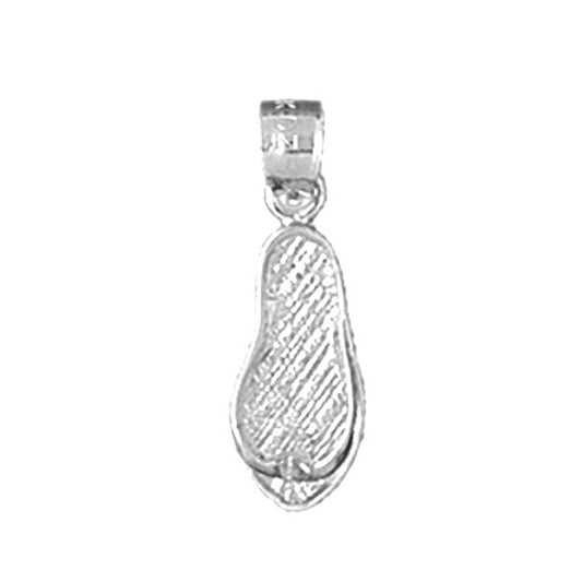 Sterling Silver Flip Flop Pendant