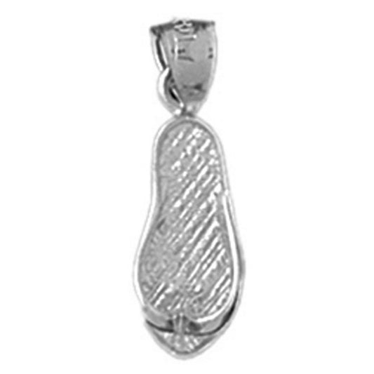 Sterling Silver Flip Flop Pendant