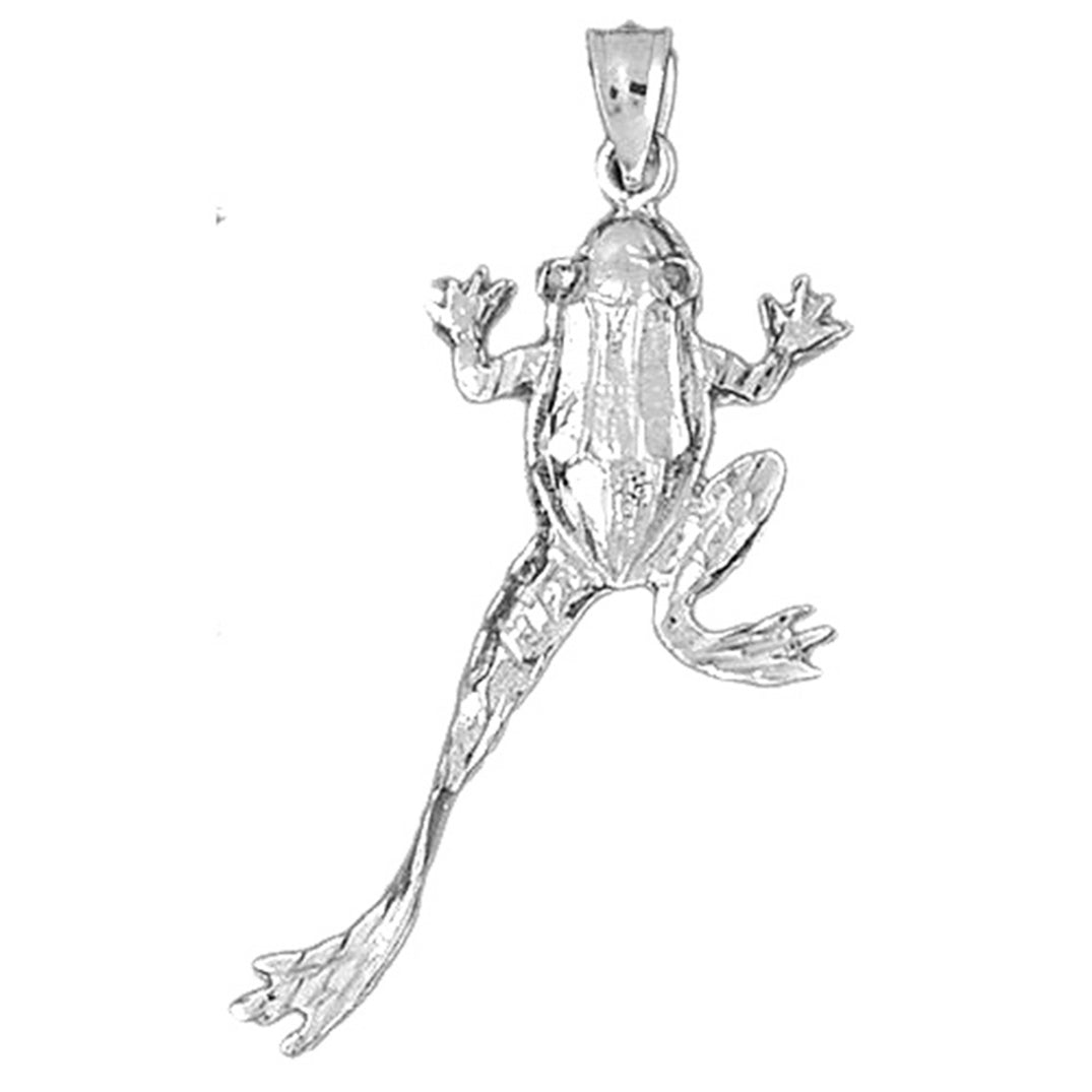 Sterling Silver Frog Pendant