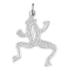 Sterling Silver Frog Pendant