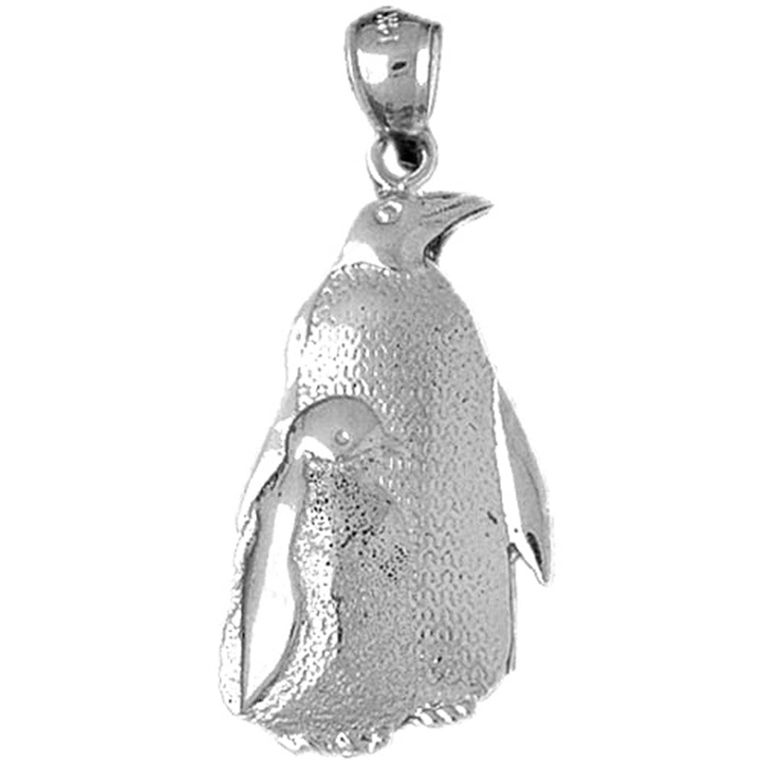 Sterling Silver Penguin Pendant