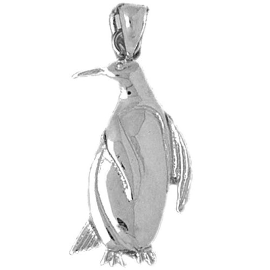 Sterling Silver Penguin Pendant