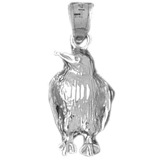 Sterling Silver Baby Penguin Pendant