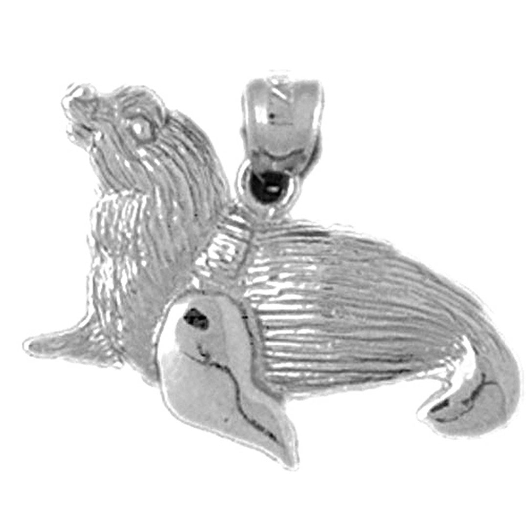 Sterling Silver Seal Pendant