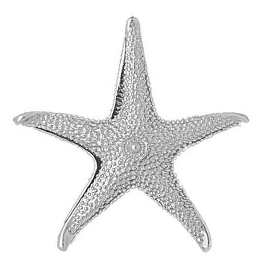 Sterling Silver Reversible Starfish Pendant