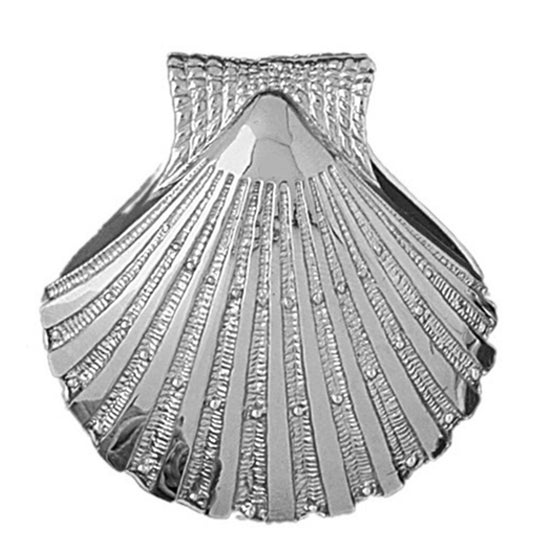 Sterling Silver Reversible Shell Pendant