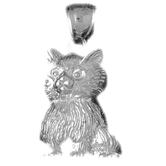 Sterling Silver Cat Pendant