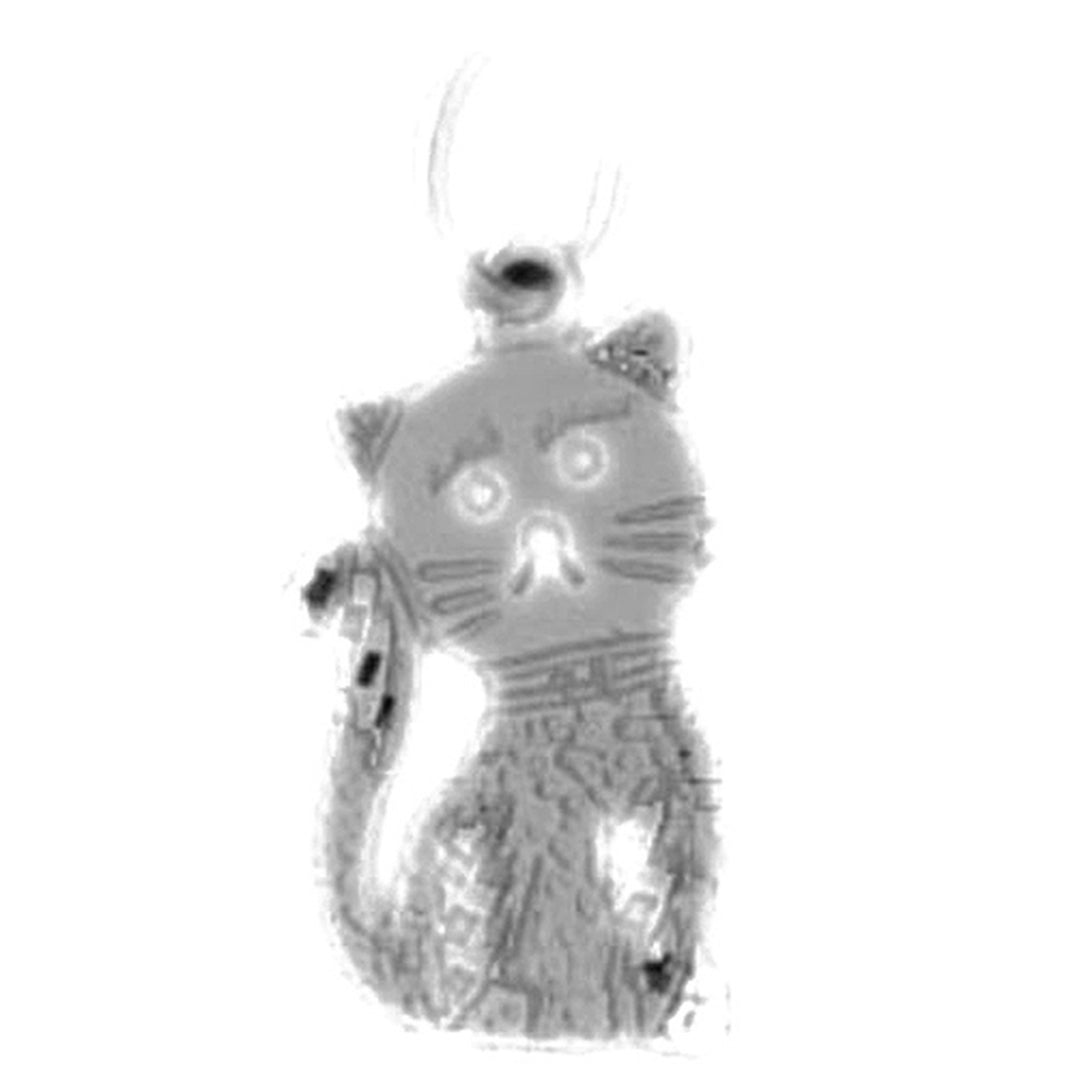 Sterling Silver Cat Pendant