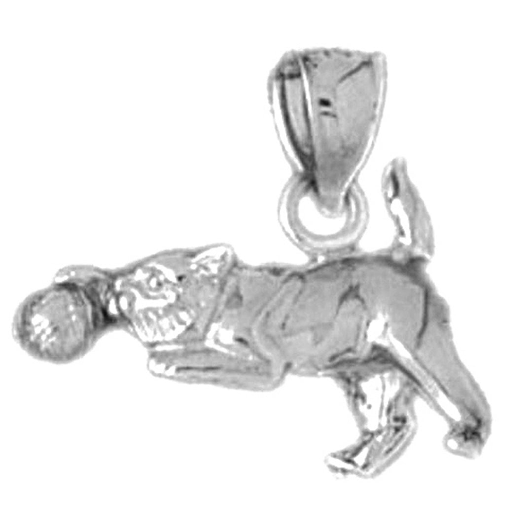 Sterling Silver Cat Pendant