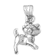 Sterling Silver Dog Pendant