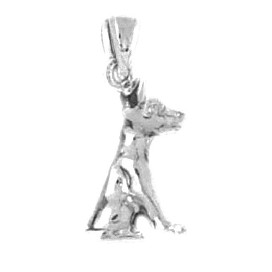 Sterling Silver Dog Pendant