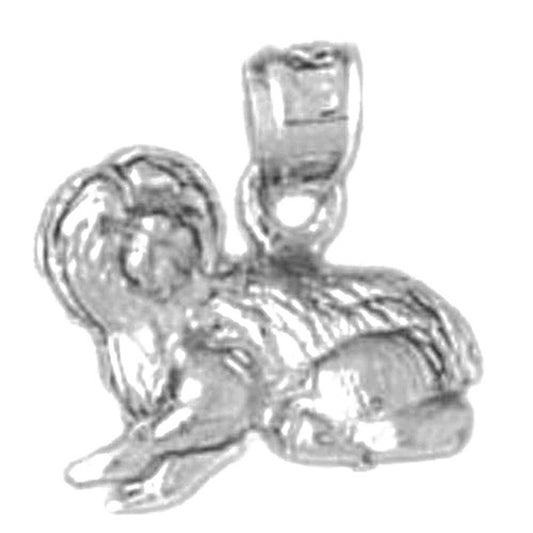 Sterling Silver Dog Pendant