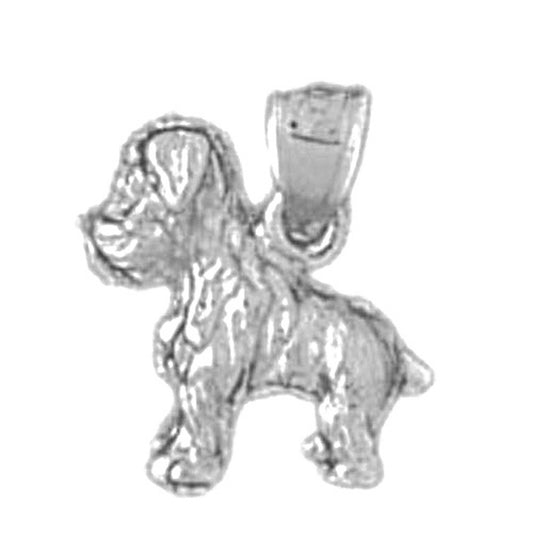 Sterling Silver Dog Pendant